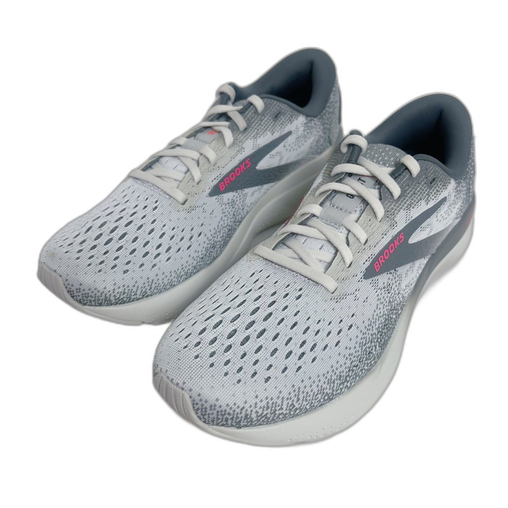 NWT Brooks Ghost 16 White Gray Running Shoes Sneakers Women's Size 9